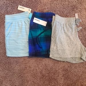 3 soft pajama bottoms